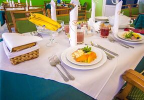 Фотографии столовой и питания в санатории «Виктория», Ессентуки